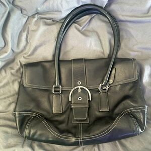 *EUC* Vintage Coach Soho Hampton Black
Leather Satchel Bag